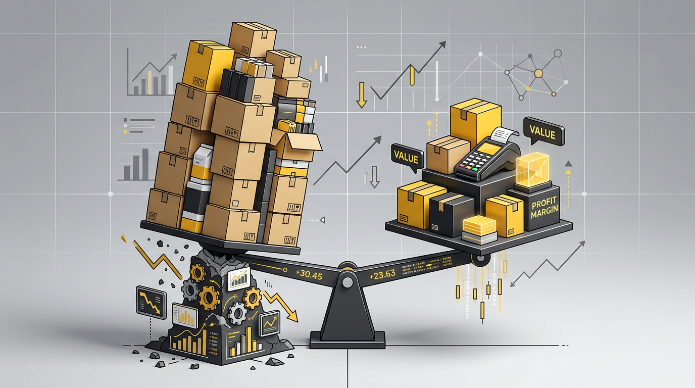 La falacia del volumen: Por qué tu estrategia de e-commerce es un suicidio financiero a cámara lenta