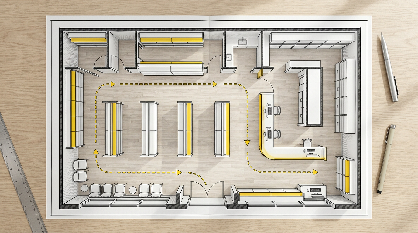 Cómo una farmacia de 50m2 disparó su ticket medio un 25% moviendo tres estanterías: Ingeniería de suelo real | Retail Lemon — Cómo una farmacia de 50m2 disparó 