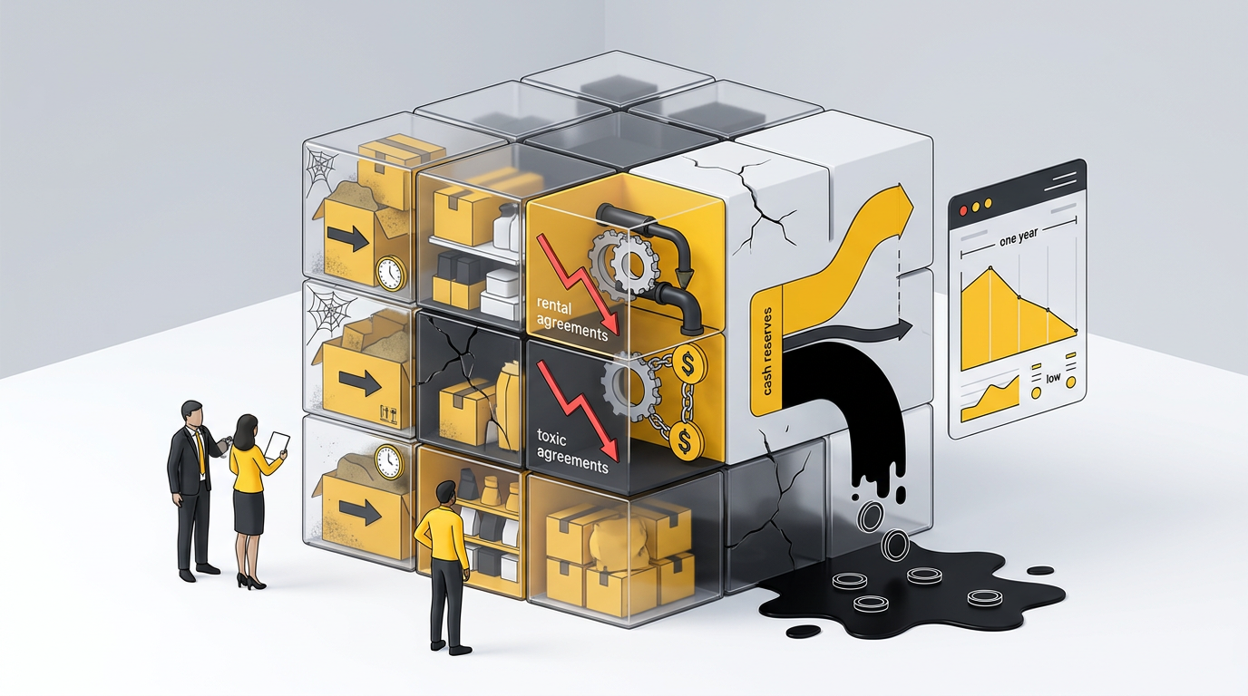 Autopsia de una quiebra: Cómo una cadena de 18M€ quemó toda su caja en un año por stock muerto y rentas tóxicas | Retail Lemon — Autopsia de una quiebra